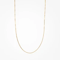 14K Yellow Gold 0.83mm Box Chain (18")