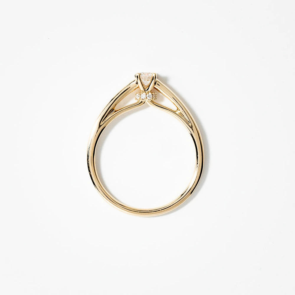 Lab Grown Diamond Promise Ring 10K Yellow Gold (0.24 ct tw)