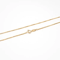 14K Yellow Gold 0.83mm Box Chain (18")
