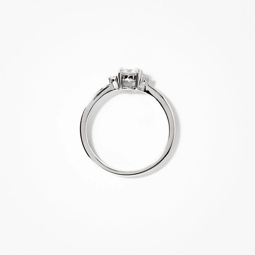 Lab Grown Diamond Promise Ring 10K White Gold (0.36 ct tw)