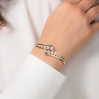 Diamond Bangle in 10K Yellow and White Gold (1.25 ct tw)