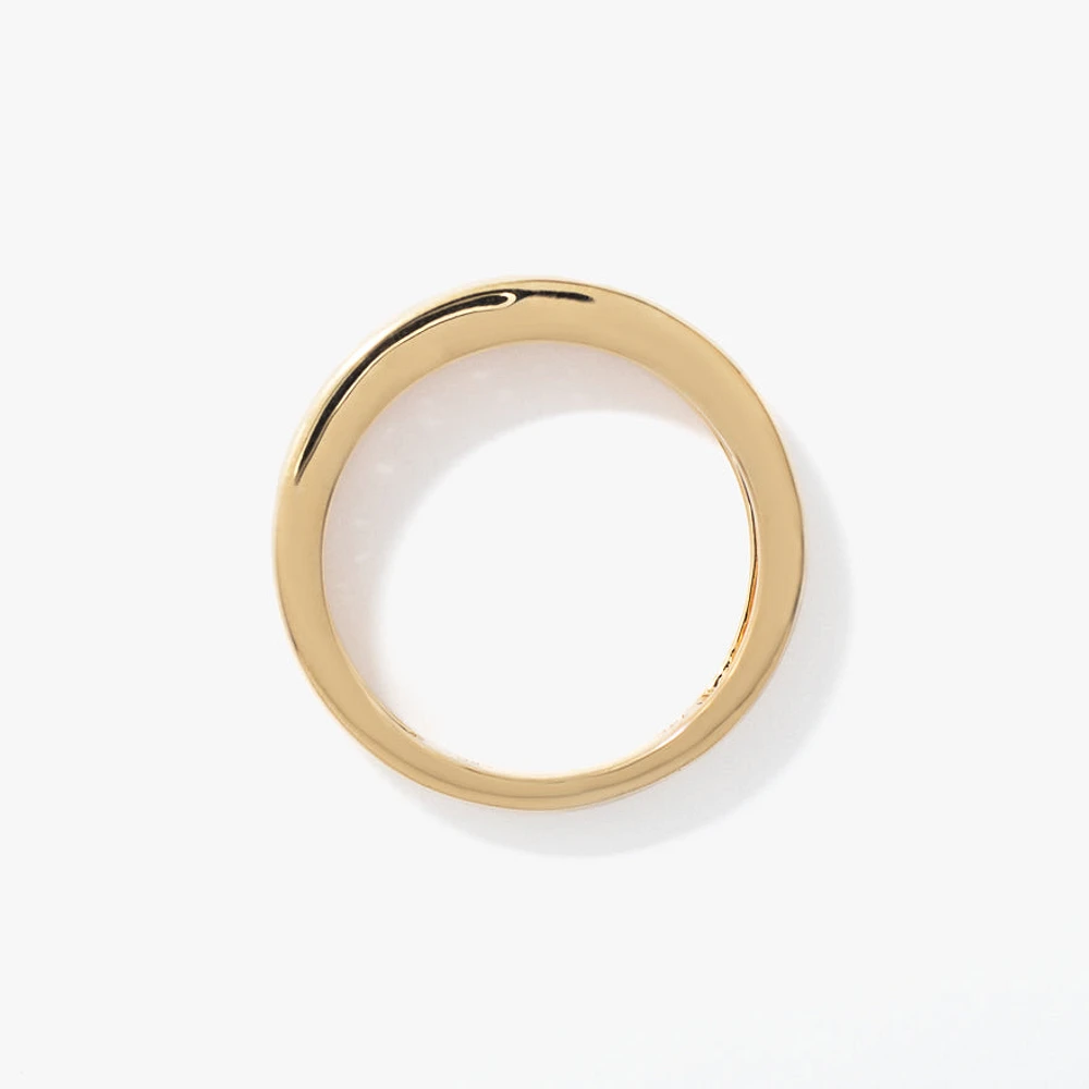 Channel Set Diamond Anniversary Ring 14K Yellow Gold (1.00 ct tw)
