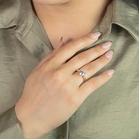 Lab Grown Round Cut Diamond Engagement Ring 14K Yellow Gold (2.00 c