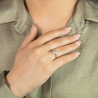 Lab Grown Round Cut Diamond Engagement Ring 14K Yellow Gold (1.50 c
