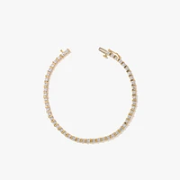 Diamond Bar Tennis Bracelet in 10K Yellow Gold (1.00ct tw)