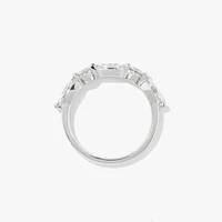 Five Stone Lab Grown Diamond Band 14K White Gold (1.00 ct tw)