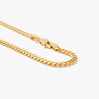 10K Yellow Gold 2.8mm Curb Chain (20")