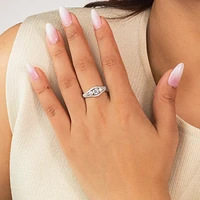 14K White Gold Diamond Engagement Ring (1.00 ct tw)