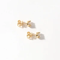 Lab Grown Diamond Stud Earrings in 14K Yellow Gold (1.00 ct tw)