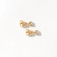 Lab Grown Diamond Stud Earrings in 14K Yellow Gold (0.50 ct tw)