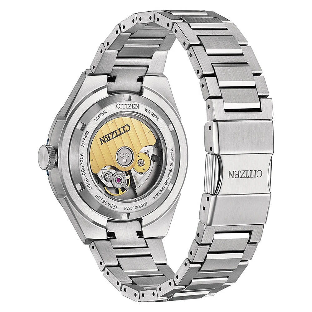 Citizen Series8 870 Blue Dial Stainless Steel Bracelet Automatic Watch