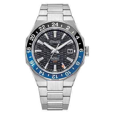 Citizen Series8 GMT Black Dial Automatic Watch | NB6031-56E