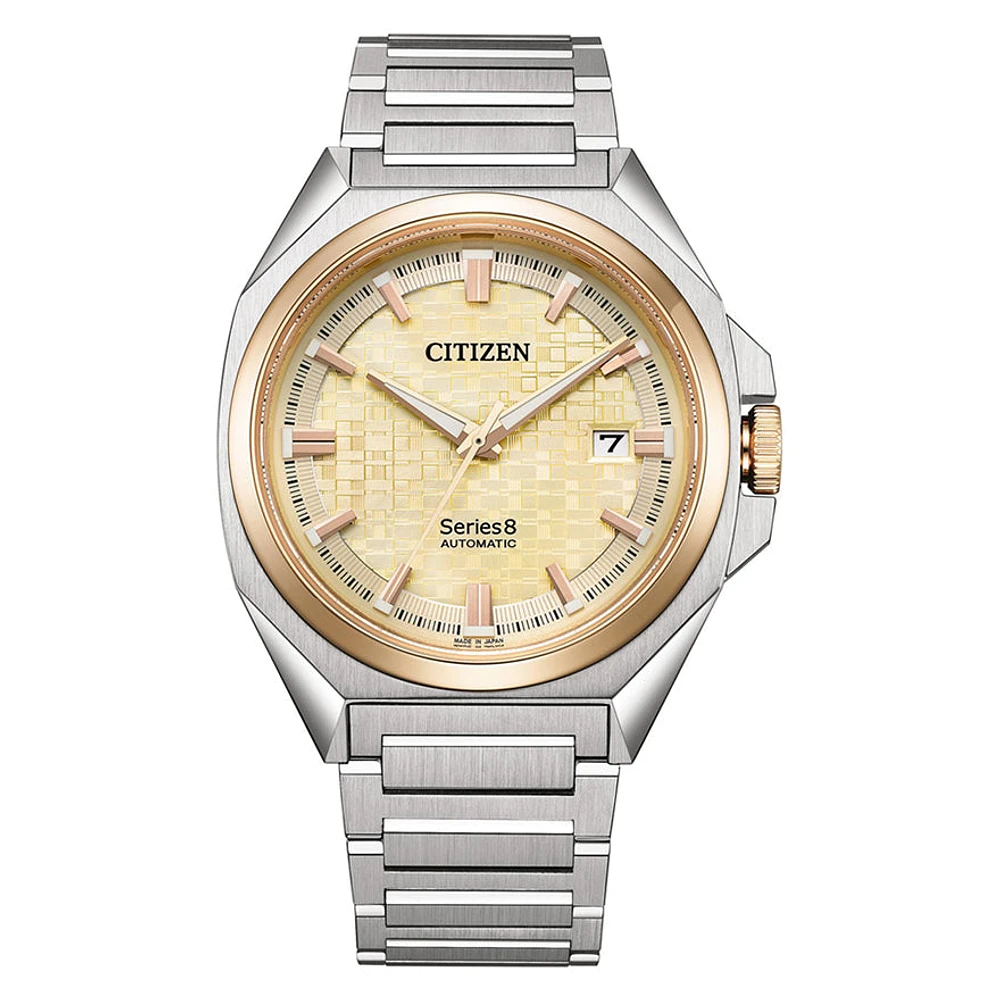 Citizen Series8 831 Champagne Dial Stainless Steel Bracelet Automatic