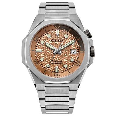 Citizen Series8 890 Salmon Dial Stainless Steel Bracelet Automatic Wat