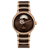 Rado Centrix Automatic Open Heart Brown Dial Watch | R30013302