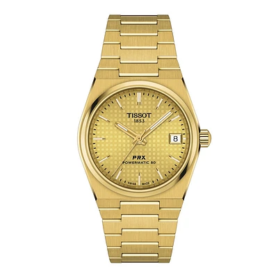 Tissot PRX Powermatic 80 35mm Champagne Dial Watch | T137.207.33.021.0