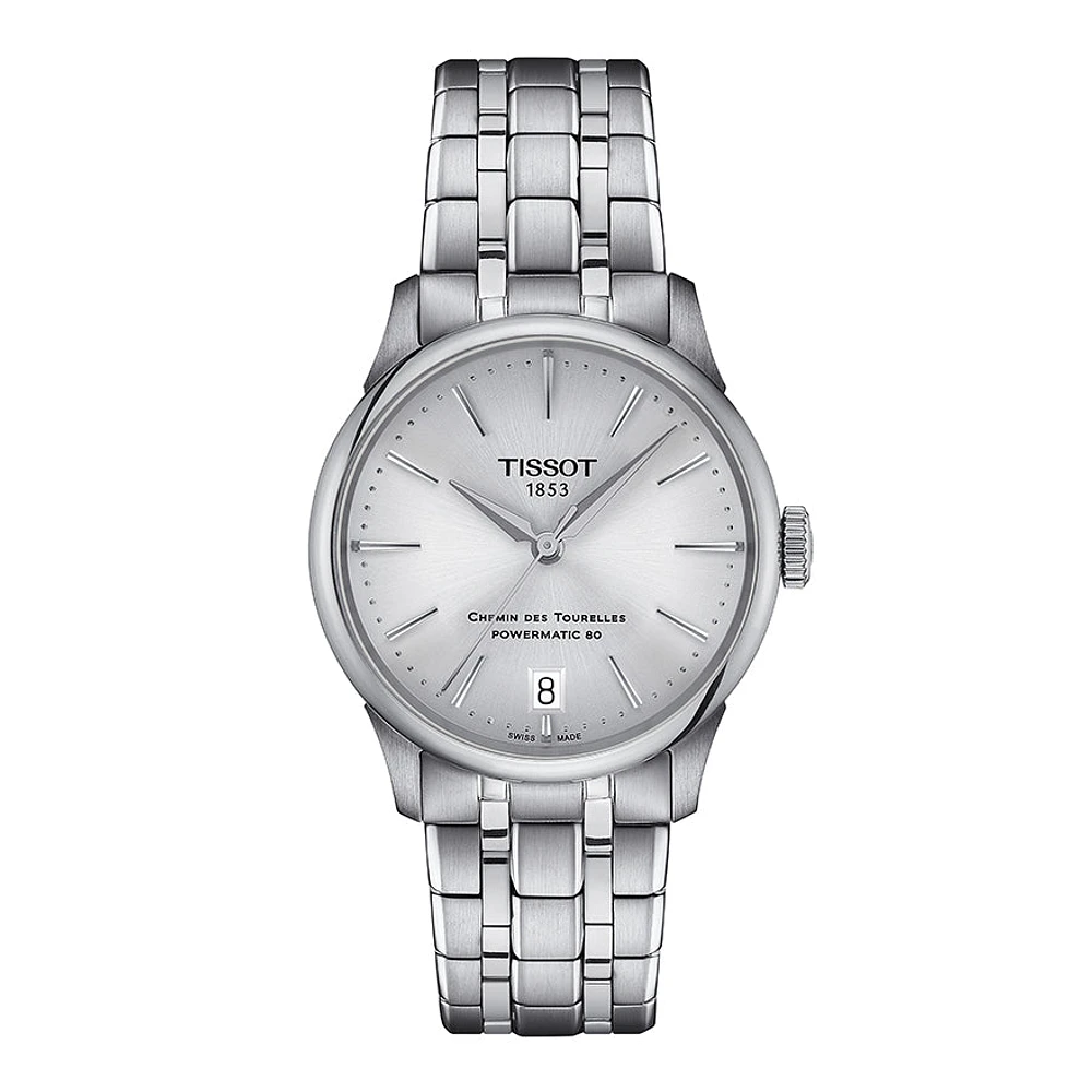 Tissot Chemin des Tourelles Powermatic 80 34mm Watch | T1392071103100