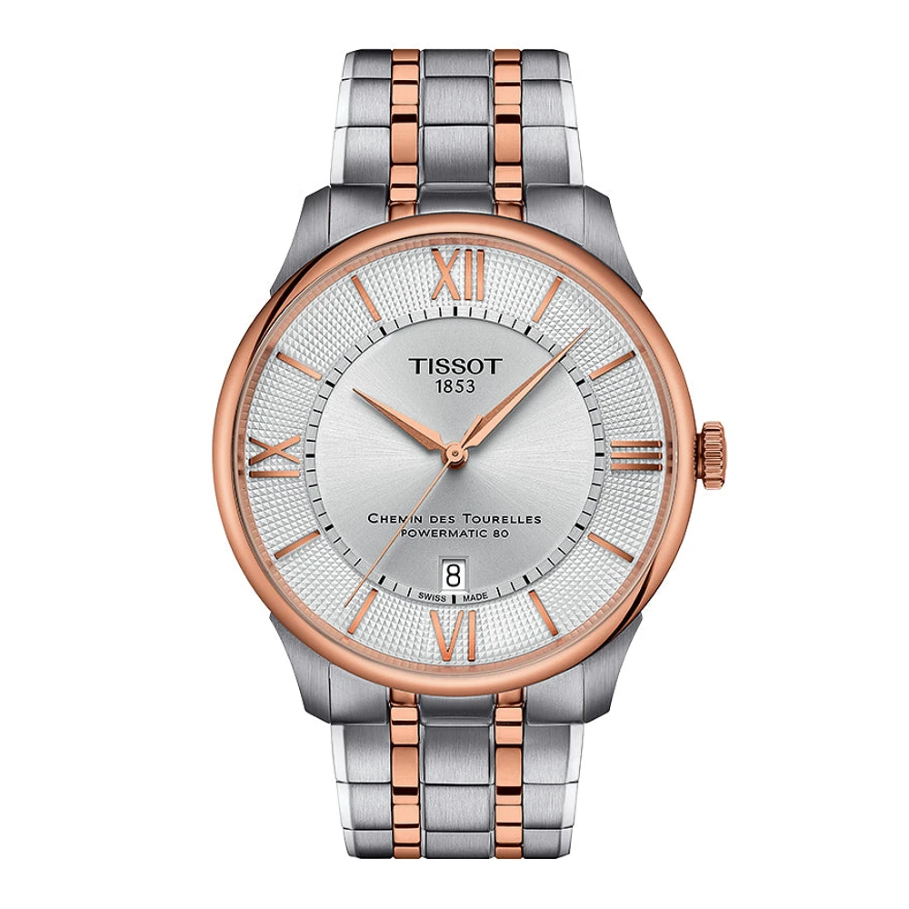 Tissot Chemin des Tourelles Powermatic 80 42mm Watch | T1394072203800