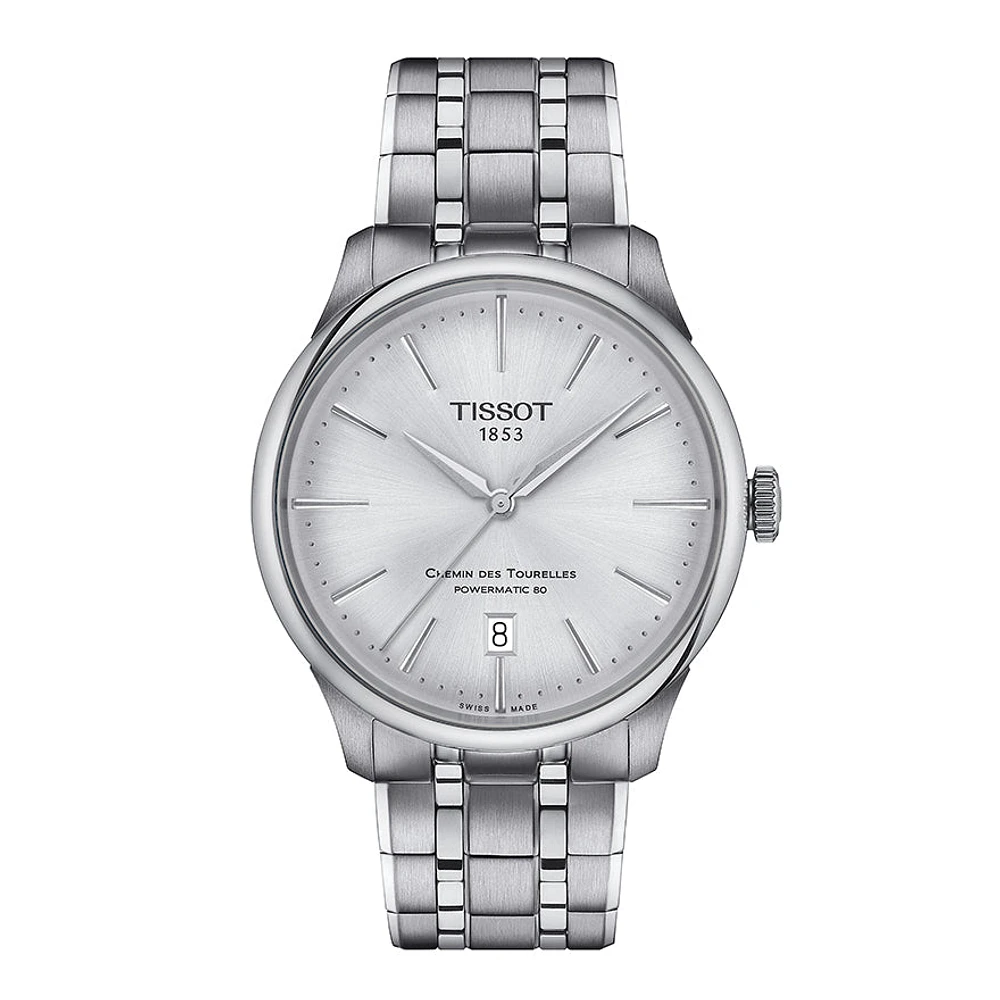 Tissot Chemin des Tourelles Powermatic 80 39mm Watch | T1398071103100