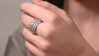 Diamond Dinner Ring 10K White Gold (1.75 ct tw)