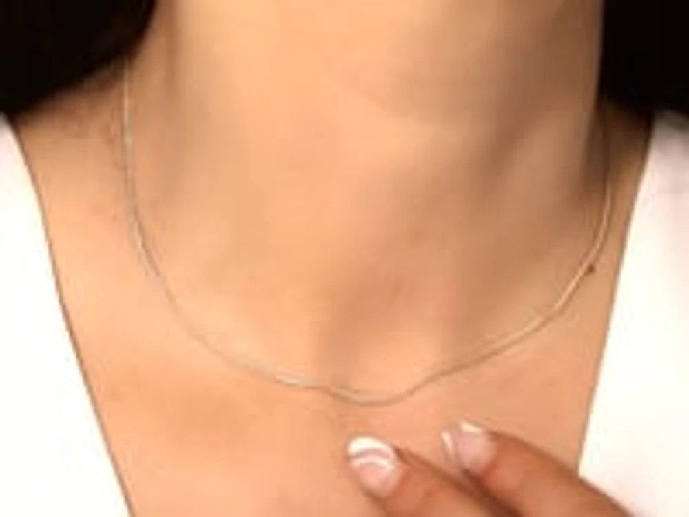 1.05mm Round Wheat Chain in 14K Yellow Gold (16")