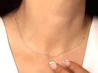 1.05mm Round Wheat Chain in 14K Yellow Gold (16")