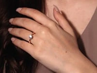 Diamond Engagement Ring 14K Yellow and White Gold (0.68 ct tw)