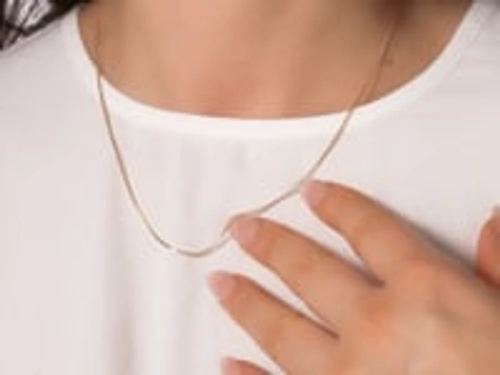 10K Italian Yellow Gold 0.9mm Square Franco Chain (20")