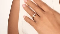 Mini Diamond Engagement Ring 10K Yellow Gold (0.50 ct tw)