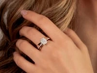 Oval Shape Diamond Cluster Ring 10K Yellow and White Gold (0.50 ct