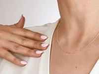 14K Yellow Gold 0.80mm Curb Chain (18")