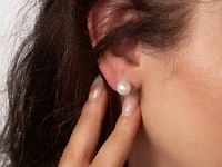 8.5-9mm Pearl Stud Earrings in 14K White Gold