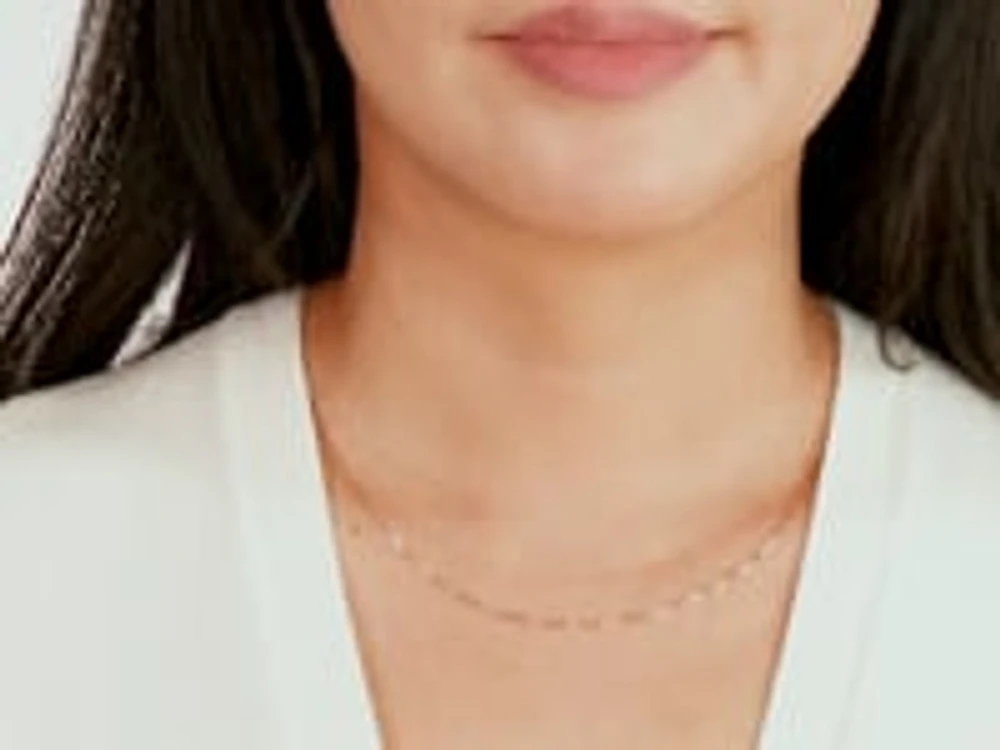 14K Yellow Gold 0.83mm Box Chain (18")