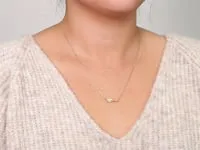Twisted Leaf Pendant Necklace in 10K Yellow Gold