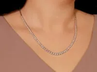 Diamond Necklace in 14K White Gold (3.00 ct tw)