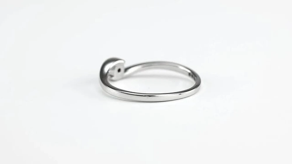 Solitaire Diamond Ring 10K White Gold (0.15ct tw)