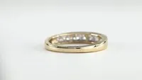 14K Channel Set Diamond Yellow Gold Wedding Band (0.40ct tw)
