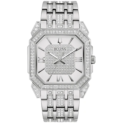 Bulova Octava Dress Crystal Watch | 96A285