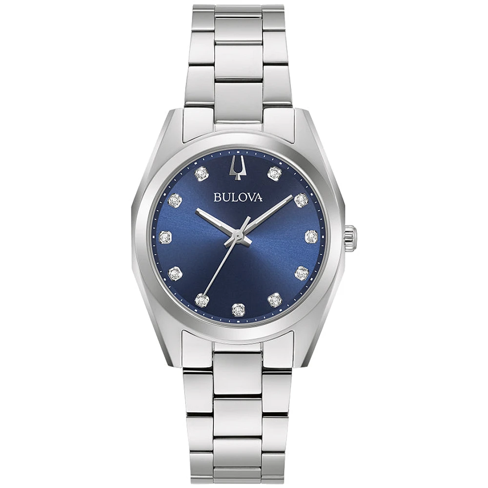 Bulova Surveyor Blue Dial Ladies Watch | 96P229