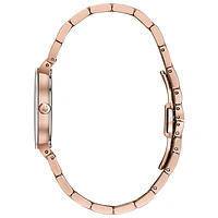 Bulova Women's Modern Diamond Rose Gold Tone Watch | 97P132