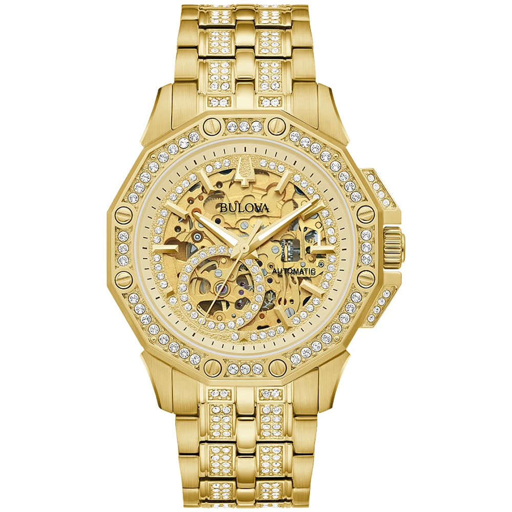 Bulova Octava Gold-Tone Dial Stainless Steel Bracelet | 98A292