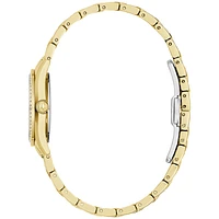 Bulova Crystal Yellow Gold Tone Ladies Watch | 98L306