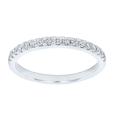 Matching Diamond Wedding Band 14K White Gold (0.20ct tw)