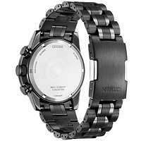 Citizen Eco-Drive Nighthawk Green Dial Stainless Steel Bracelet Watch
