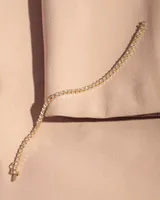 Diamond Bar Tennis Bracelet in 10K Yellow Gold (1.00ct tw)