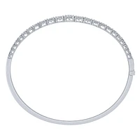 Diamond Bangle in 10K White Gold (1.50 ct tw)