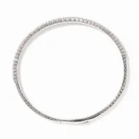 Flexible Diamond Bangle in 10K White Gold (1.50 ct tw)