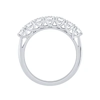 Claw Set Diamond Anniversary Ring 14K White Gold (1.00 ct tw)