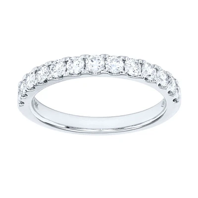 14K White Gold Diamond Anniversary Band ( ct tw