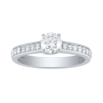 Diamond Engagement Ring 14K White Gold (0.75 ct tw)